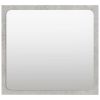 Bathroom Mirror Concrete Gray 15.7"x0.6"x14.6" Chipboard