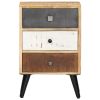 Bedside Cabinet 15.7"x11.8"x23.6" Solid Mango Wood