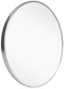 Aluminum Frame Wall-Mounted Round Mirror-Silver(Only Support Pickup)