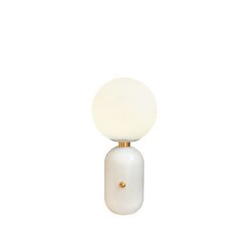 Modern Creative Bedroom Bedside Ball Table Lamp (power: EU, Color: White)