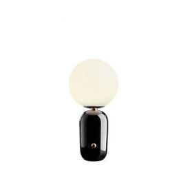 Modern Creative Bedroom Bedside Ball Table Lamp (power: AU, Color: Black)