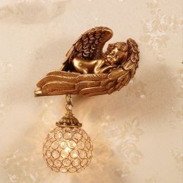 Hotel Creative Angel Cupid Bedroom Bedside Lamp (style: B)