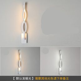 New Bedside Lamp Wall Lamp Bedroom Simple Modern Fashion (power: White light, style: D)