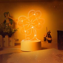 Game engraved Qingqing Wendy Kelly Bedroom Bedside Radio Lamp Creative Gift Night Light (Color: B, style: 3 Clolor)