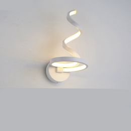 New Bedside Lamp Wall Lamp Bedroom Simple Modern Fashion (power: warm light, style: F)