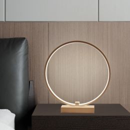 Led bedroom bedside lamp (Color: White, style: UK plug)