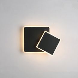 Modern Minimalist Bedroom Bedside Led Lamp (Color: Black, style: C)