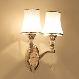 European wall lamp Sitting Room Setting Wall Bedroom Head of a Bed (Color: Double)