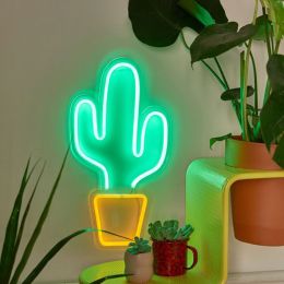 Creative Hanging Wall Bar Atmosphere Light Qing Bar Home Stay Hanging Light Romantic Bedroom Room Layout (power: USB, Color: Cactus green light)