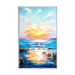 Abstract Landscape Sky Colorful Clouds Canvas Oil Painting Posters and Modern Wall Art Pictures for Living Room Bedroom Aisle (size: 50x70cm)