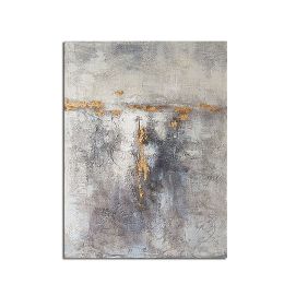 Ha's Art Top Selling Handmade Abstract Oil Painting Wall Art Modern Minimalist White Picture Canvas Home Decor For Living Room Bedroom No Frame (size: 75x150cm)