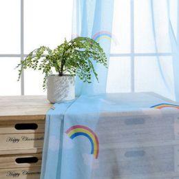 Rainbow Children Boys And Girls Bedroom Den Blackout Curtain Cloth (Color: 3style, size: 150x270cm)