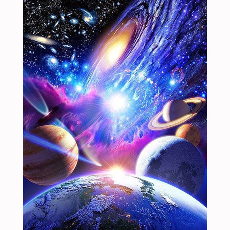 Diamond Embroidery Hobby Shinny Universe & Planet 5D Diamond Painting Cross Stitch Diamond Mosaic Bedroom Decor KBL Homejoy Diamond Embroidery Hobby Shinny Universe & Planet 5D Diamond Painting Cross Stitch Diamond Mosaic Bedroom Decor KBL Homejoy