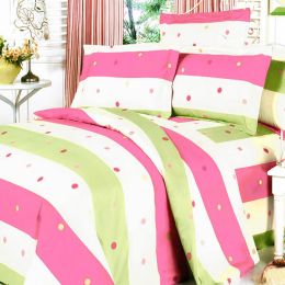 Blancho Bedding - [Colorful Life] Luxury 8PC MEGA Comforter Set Combo 300GSM (Full Size) (SKU: CFRS(MF07-2/CFR01-2))