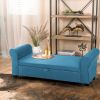 Upholstered Flip Top Storage Bench