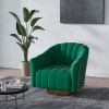 Arc velvet pink green white swivel chair armchair living room and bedroom