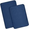 Memory Foam Bath Rugs and Mats Sets,0.7"" Extra Thick Absorbent Non-Slip Bath mats