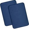 Memory Foam Bath Rugs and Mats Sets,0.7"" Extra Thick Absorbent Non-Slip Bath mats