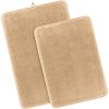 Memory Foam Bath Rugs and Mats Sets,0.7"" Extra Thick Absorbent Non-Slip Bath mats