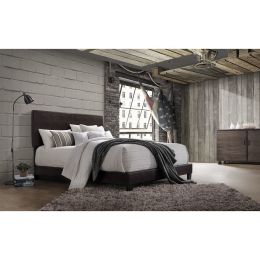 Lien Twin Bed in Espresso PU XH (SKU: 25756T)