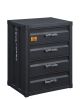 Cargo 4-Drawer Chest, Gunmetal Finish