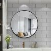 Round Wall Mirror, Round Bathroom Mirror, Circle Mirrors 36" x 36" for Wall, Living Room, Bedroom, Vanity, Entryway, Hallway