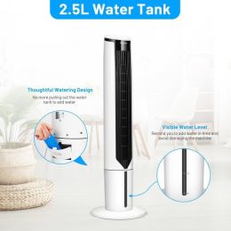 41" Portable Air Cooler with 3 Modes and 3 Speeds for Bedroom (Color: as show)