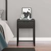 Nightstand Anthracite 15"x13.8"x21.3" Steel