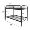 Thomas Bunk Bed (Twin/Twin) in Black