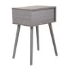 Nightstand, Modern End Table with Drawer, Wooden Side Table for Living Room and Bedroom, Home Furniture