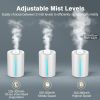 Humidifiers, Top Fill Cool Mist Humidifier for Bedroom Large Room Baby Home, Quiet Ultrasonic, Essential Oil Diffuser, UHM-JS02 4L, white