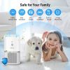 KOIOS Air Purifier for Home, Small Air Purifiers with True HEPA Filter, Air Cleaner for Bedroom Office 219ftÂ², Remove Smoke Dust Pollen Pet Dander, P