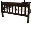 Wood Platform Bed Twin Bed Frame Panel Bed Mattress Foundation Sleigh Bed with Headboard/Footboard/Wood Slat Support