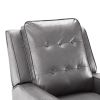 Orisfur. Push Back Recliner Manual Armchair with Medieval style Accent Chair for Living Room, Bedroom, Home Office  YJ