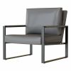 PU Leather Upholstered Accent Chair, Insudtrial Style Armchair with Removable and Detchable Back/Seat Cushion for Living Room, Bedroom, Office