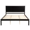 Platform Bed Frame with Headboard , Wood Slat Support , No Box Spring Needed ,Queen,Espresso