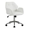 Lower Price office furniture chair swivel low back Nordic Home adjustable Leather office chair