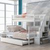 Twin over Full Bunk Bed with Trundle and Staircase