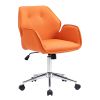 Lower Price office furniture chair swivel low back Nordic Home adjustable Leather office chair