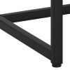 Nightstand Black 15"x13.8"x21.3" Steel