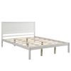 Platform Bed Frame with Headboard , Wood Slat Support , No Box Spring Needed ,Queen,Espresso