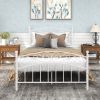 Bed Frame with Headboard and Footboard Metal Platform Bed Frame Queen Size No Box Spring Needed, Twin Black