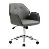 Lower Price office furniture chair swivel low back Nordic Home adjustable Leather office chair