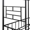 Metal House Bed Frame Full Size with Slatted Support No Box Spring Needed