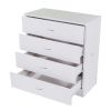 FCH Modern Simple 4-Drawer Dresser White