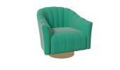 Arc velvet pink green white swivel chair armchair living room and bedroom