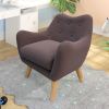 Microfibres fabric upholstered child accent armchair with wooden legs Princess Private Small Bedroom Exclusive  kids sofa