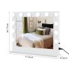 Vanity Mirror with Lights, Hollywood Lighted Makeup Mirror with 14 Dimmable LED Bulbs for Dressing Room & Bedroom, Tabletop or Wall-Mounted, Slim Meta