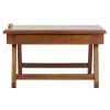 Alden Lap Desk, Flip Top with Drawer, Foldable Legs