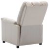 Recliner Cream Fabric